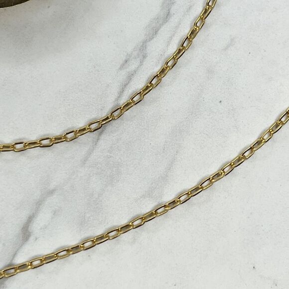 Gold Tone Double Strand Chain Link Belt - Small (S) ✨ - Picture 6 of 11